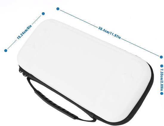 lyrlody Handheld Game Console Draagtas, voor 2 (WHITE) — afbeelding 4
