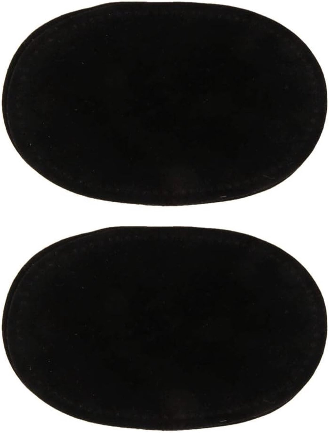 1 paar naaien ovale elleboog/knie patches koord corduroy jeans reparatie ambachtelijke naaien applicatie - zwart