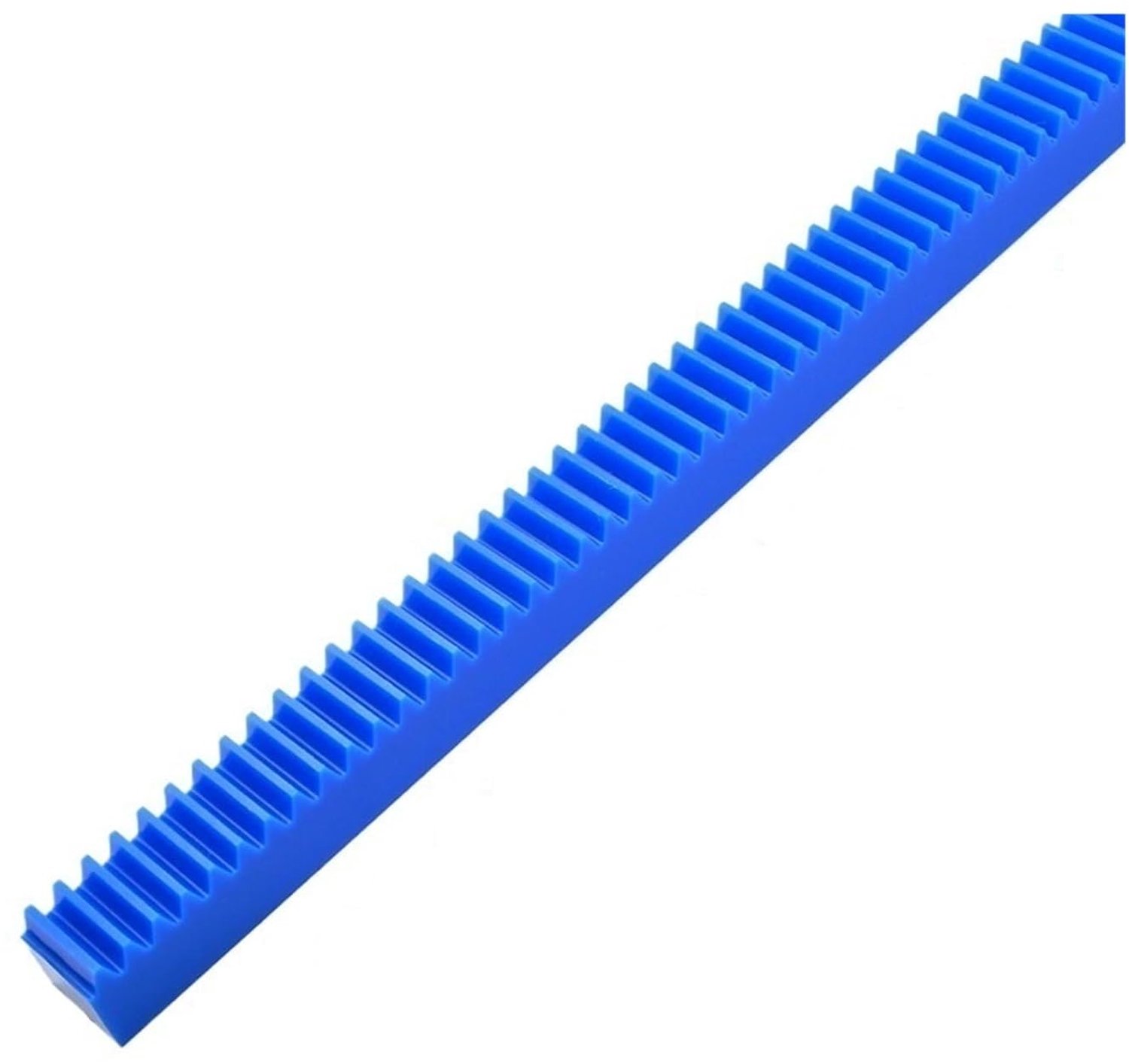 1 stuk nylon spoorheugel met boringen 1/1,5/2 modulelengte 1000 mm kunststof rondsel en tandwiel rechte tandheugelgeleiderail voor CNC-apparatuur