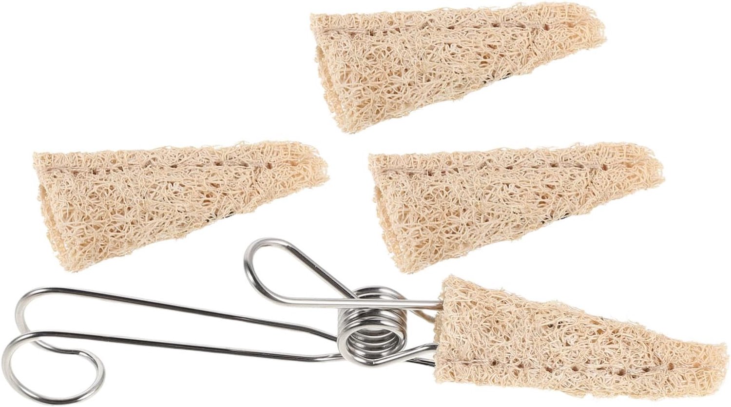 Babyflessenborstel met Vervangbare Natuurlijke Loofah Borstelkoppen Zachte Veilige Speenreiniger voor Babyflessen Compact Reisvriendelijk Schoonmaakpakket voor Ouders