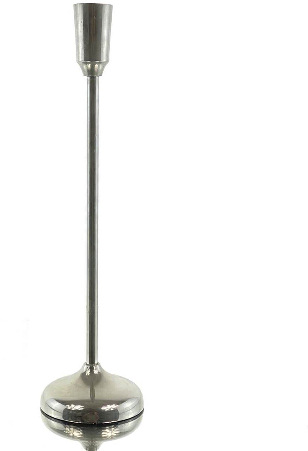 Gasper kaarsenhouder Style aluminium zilver 32x9cm