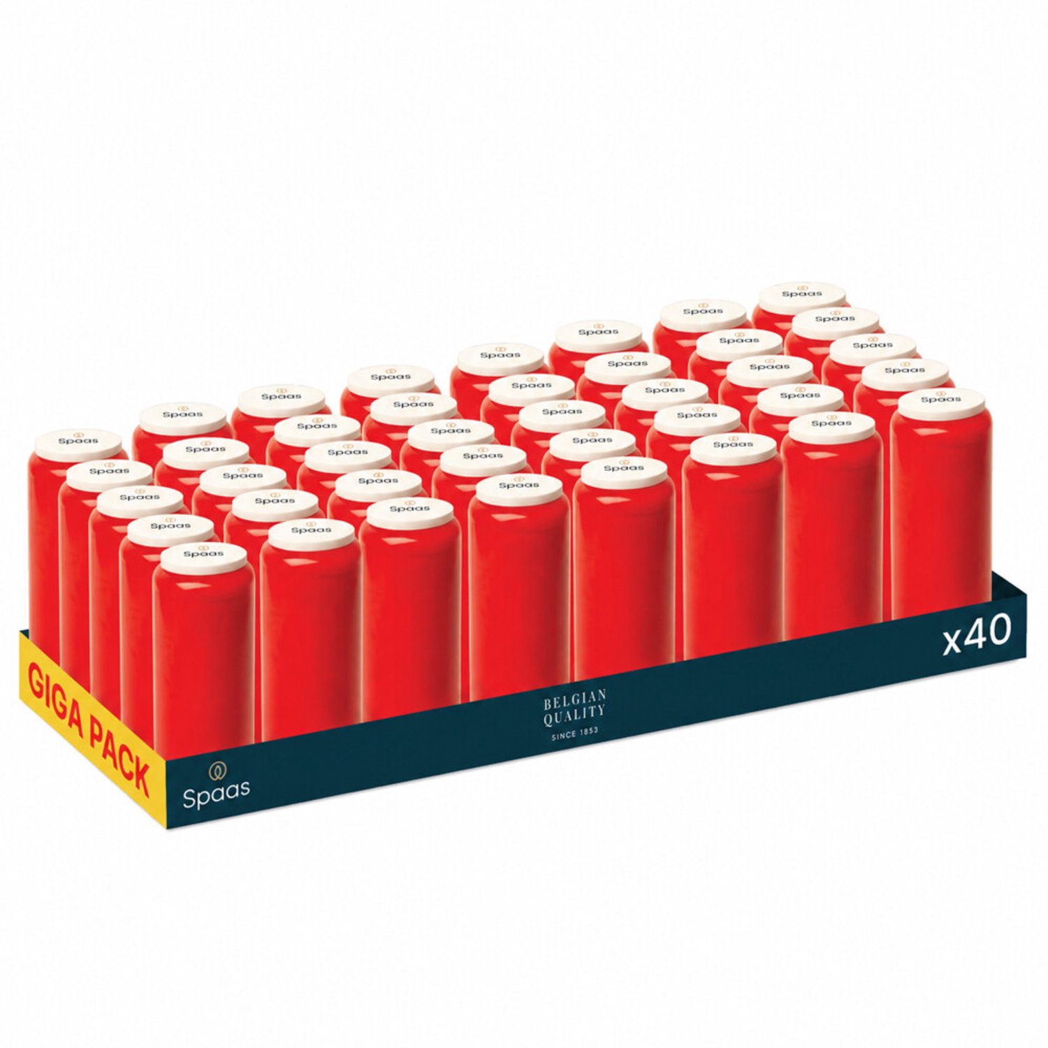 SPAAS Noveenkaars 9 Dagen Rood - 40 x 1 stuk - Voordeelverpakking