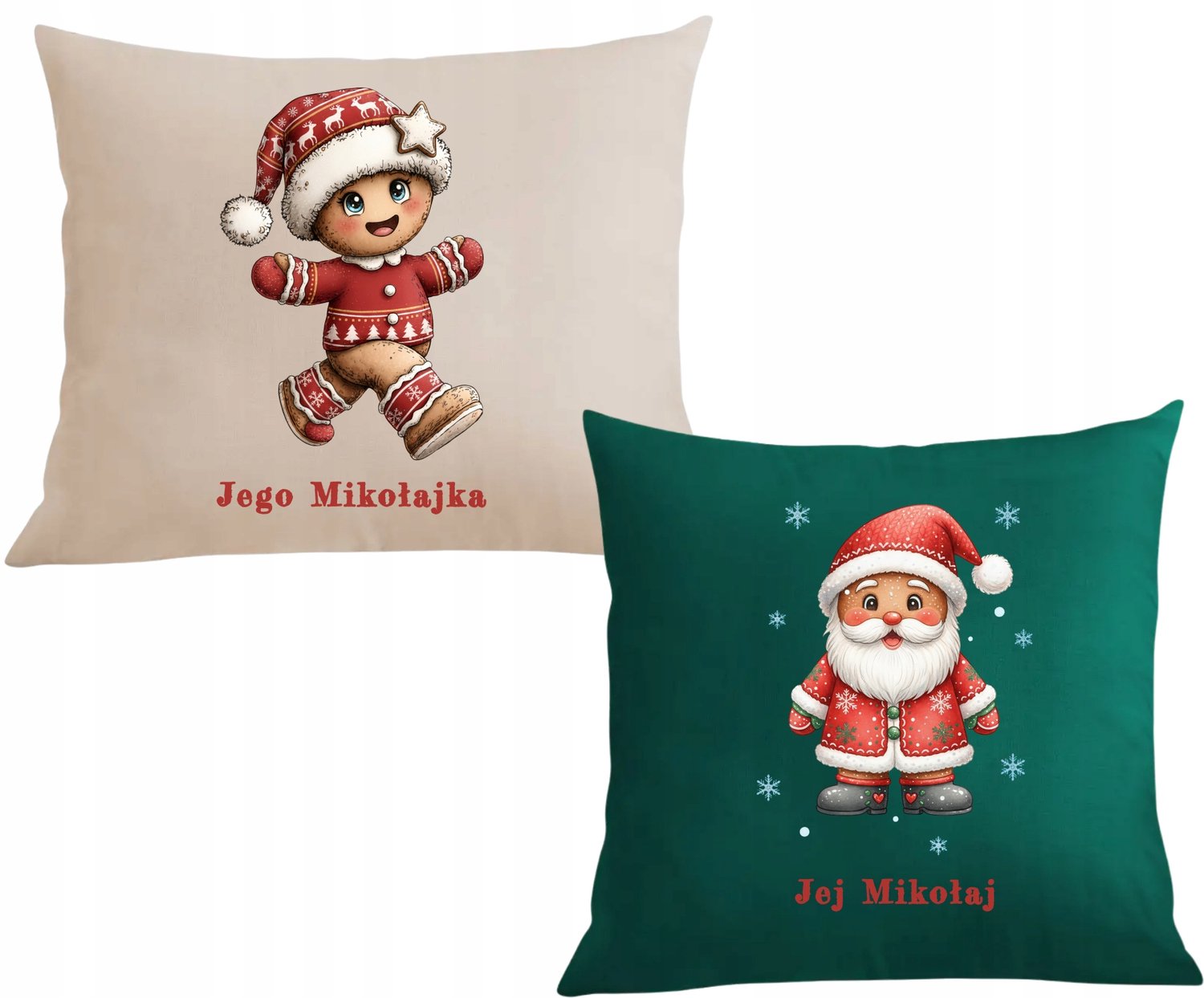 Kerstkussens met Kussenhoes (2 stuks) - Leuk Cadeau