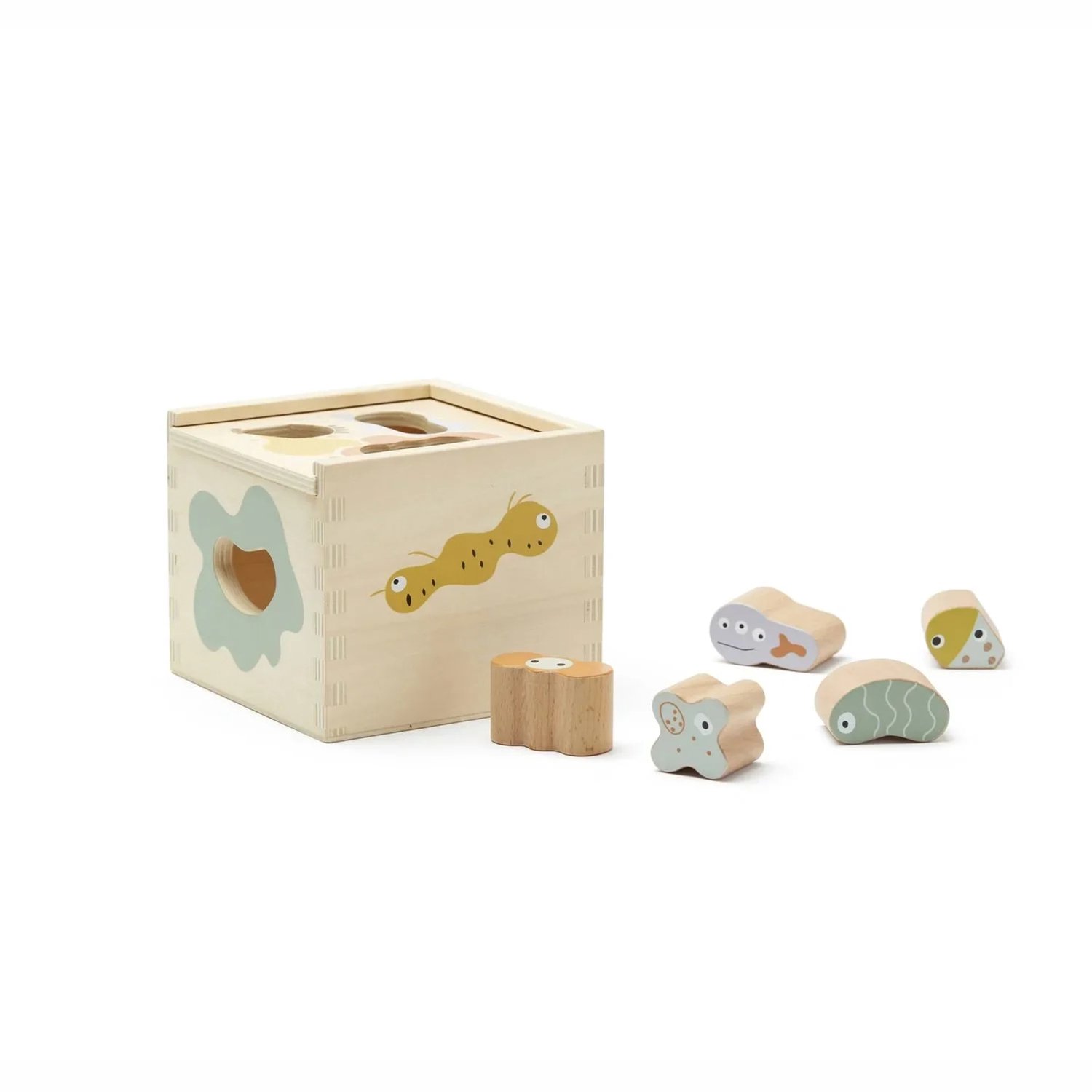 Kid's concept blokkendoos met vormpjes Microneo*
