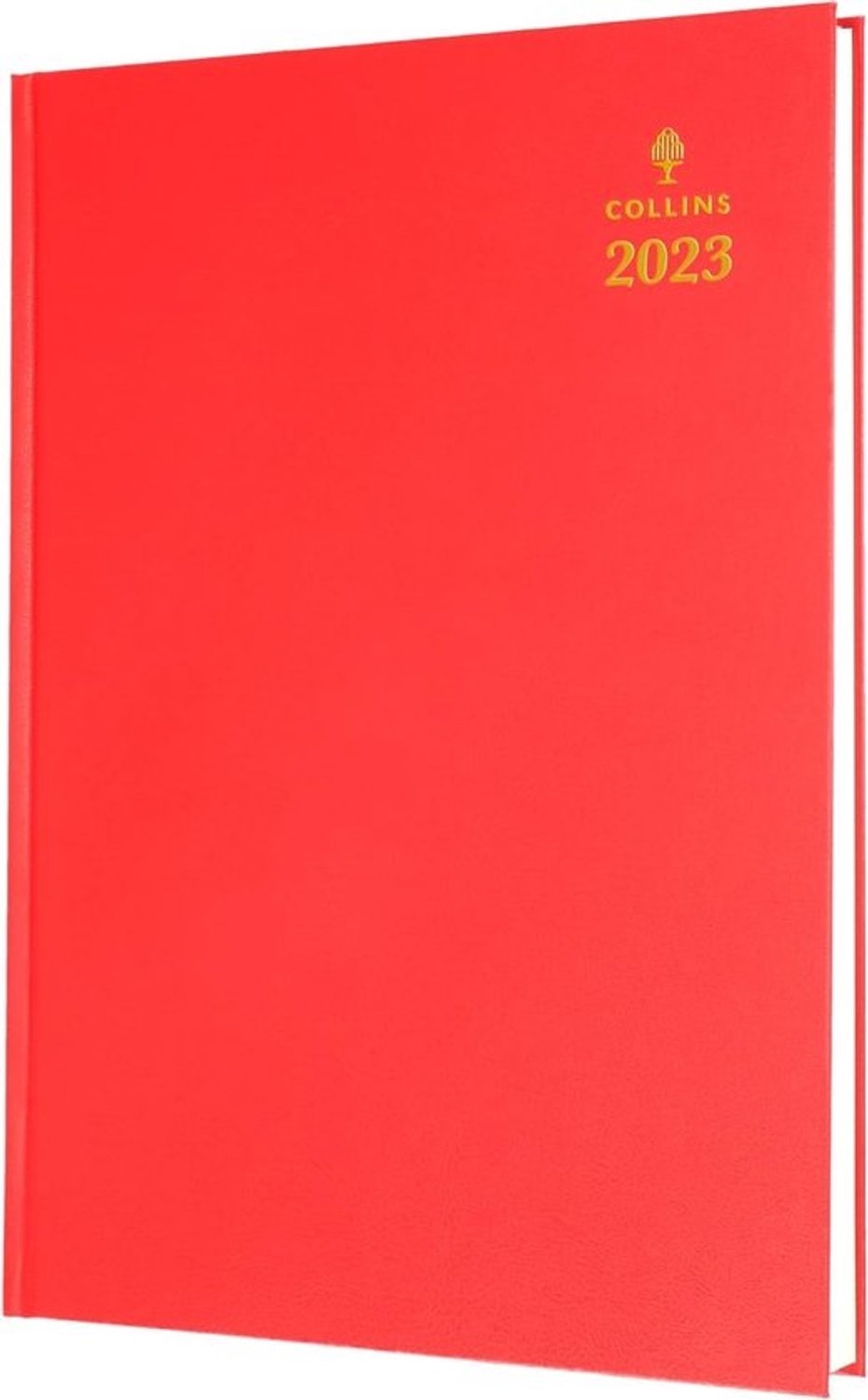 Bureauagenda - Dagboekplanner - Dagelijkse planning - FSC-gecertificeerd papier - A5-formaat - Rood