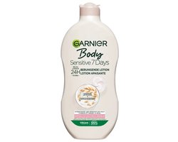Garnier Body Sensitive 7 Days Verzachtende Bodylotion met Havermelk en Probiotica - Hydrateert de huid - 400ml