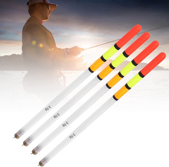 Complete Set van 10 Robuuste Plastic Vissersdobbers voor Zee-, Rots- en IJsvisserij - Ideaal voor Vissen met Aas en Voer — afbeelding 4