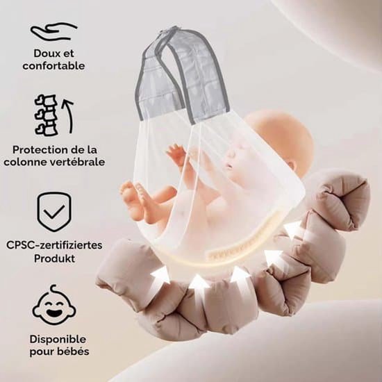Babydraagdoek & zijdrager - Ergonomische heupdrager voor baby's en peuters met heupzitje - Lichtgewicht en ademend - 0 - 36 maanden — afbeelding 4