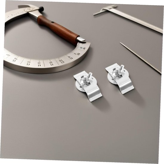 20 Stuks Rvs Undermount Wasbak Beugels Slijtvaste Badkamer Onderbouw Steunclips Zware Montageklemmen Voor Diverse Installaties — afbeelding 2