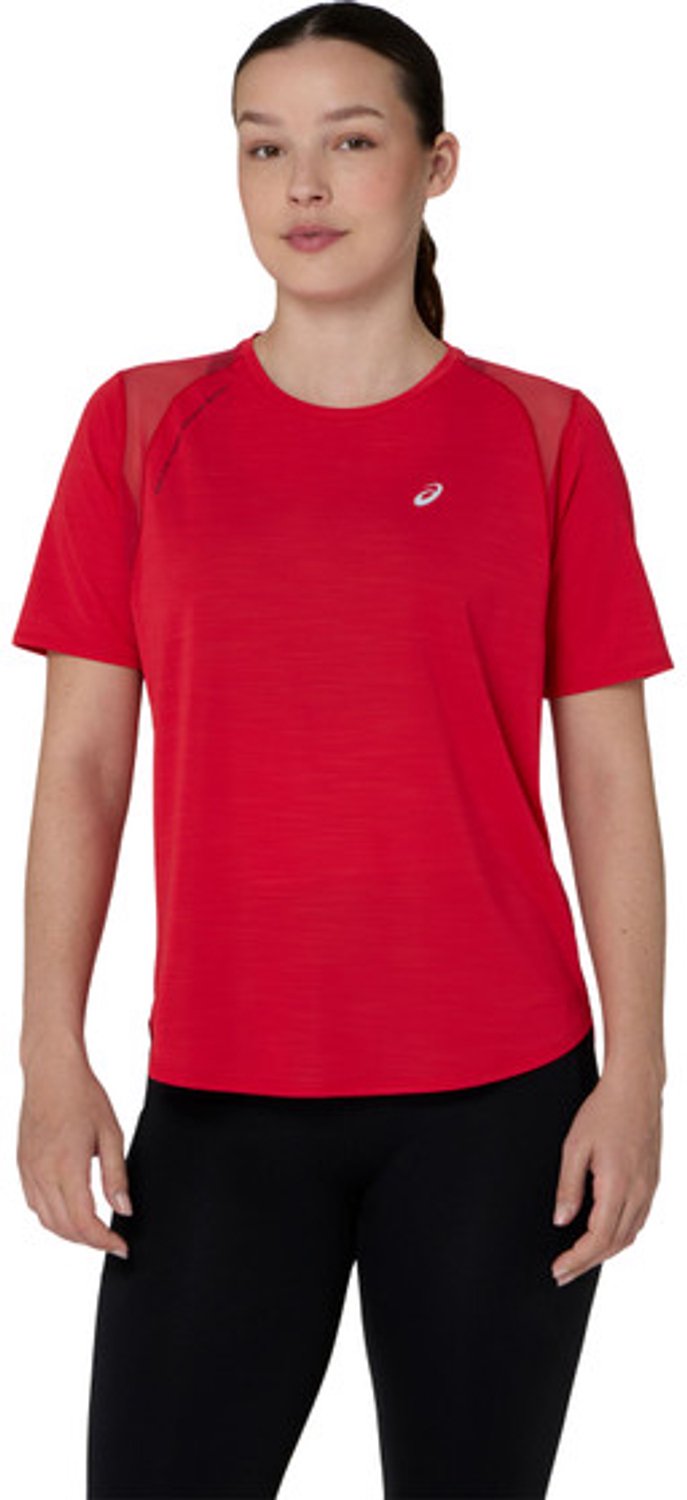 Asics Road SS Top Dames Hardloopshirt Rood