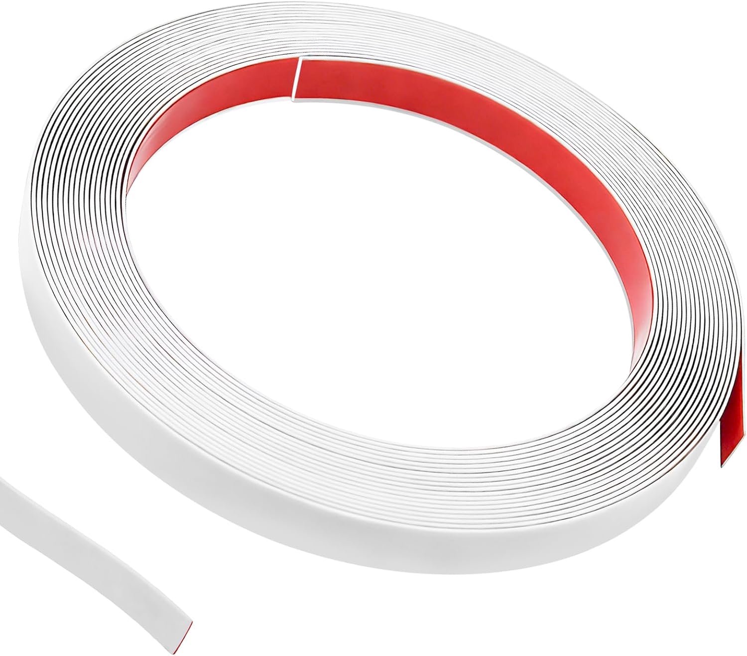 Decorative Moulding Self-Adhesive Window Strip White Wall Strips Self-Adhesive Width 2 cm Flexible PVC Wall Strips - ShopVlot