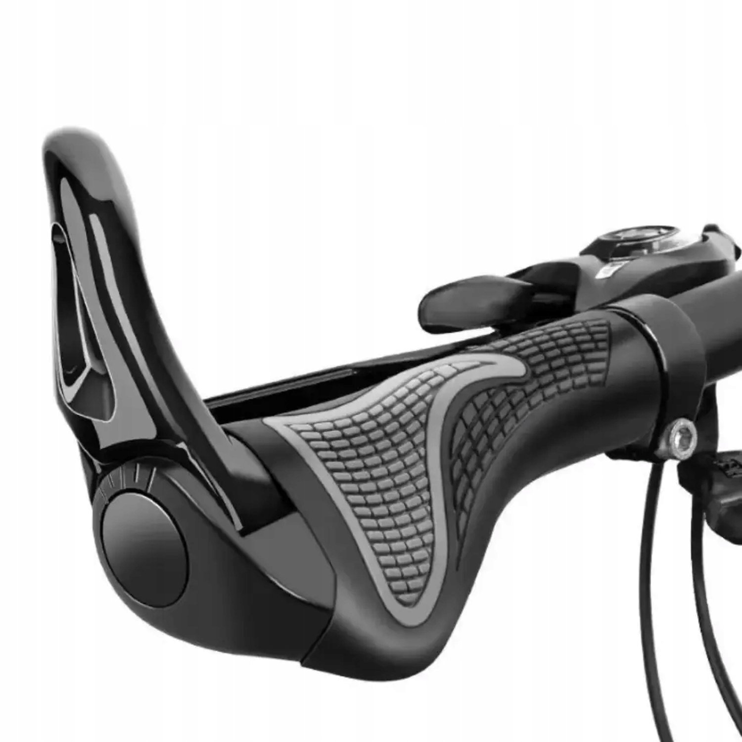 Ergonomische Fiets Grips met Horns - Antislip & Comfortabel