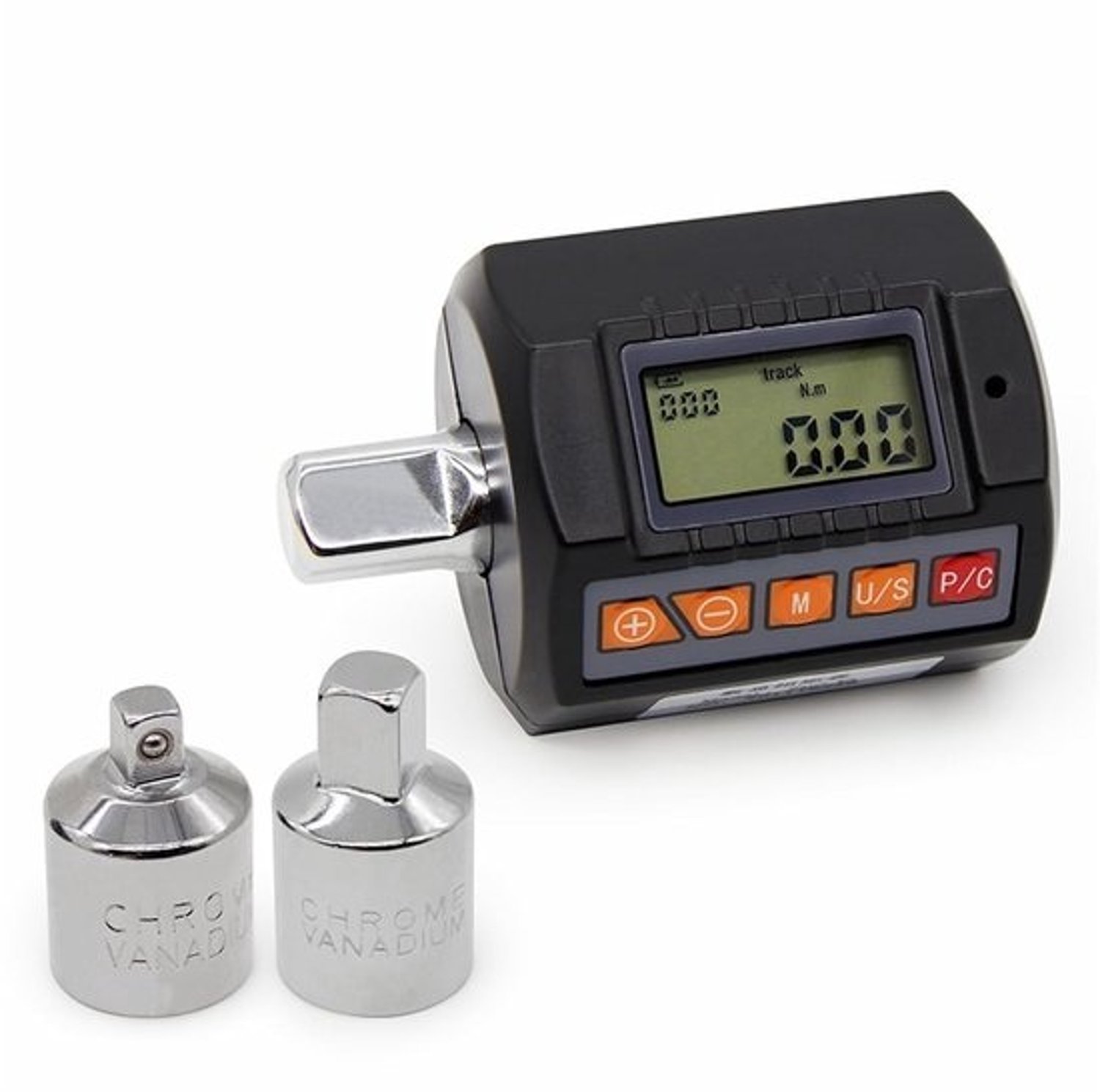 Digitale momentsleutel - Koppeladapter - Voor precieze afstelling - Direct afleesbaar lcd-scherm - 1/4 3/8 1/2 - Niet gespecificeerd