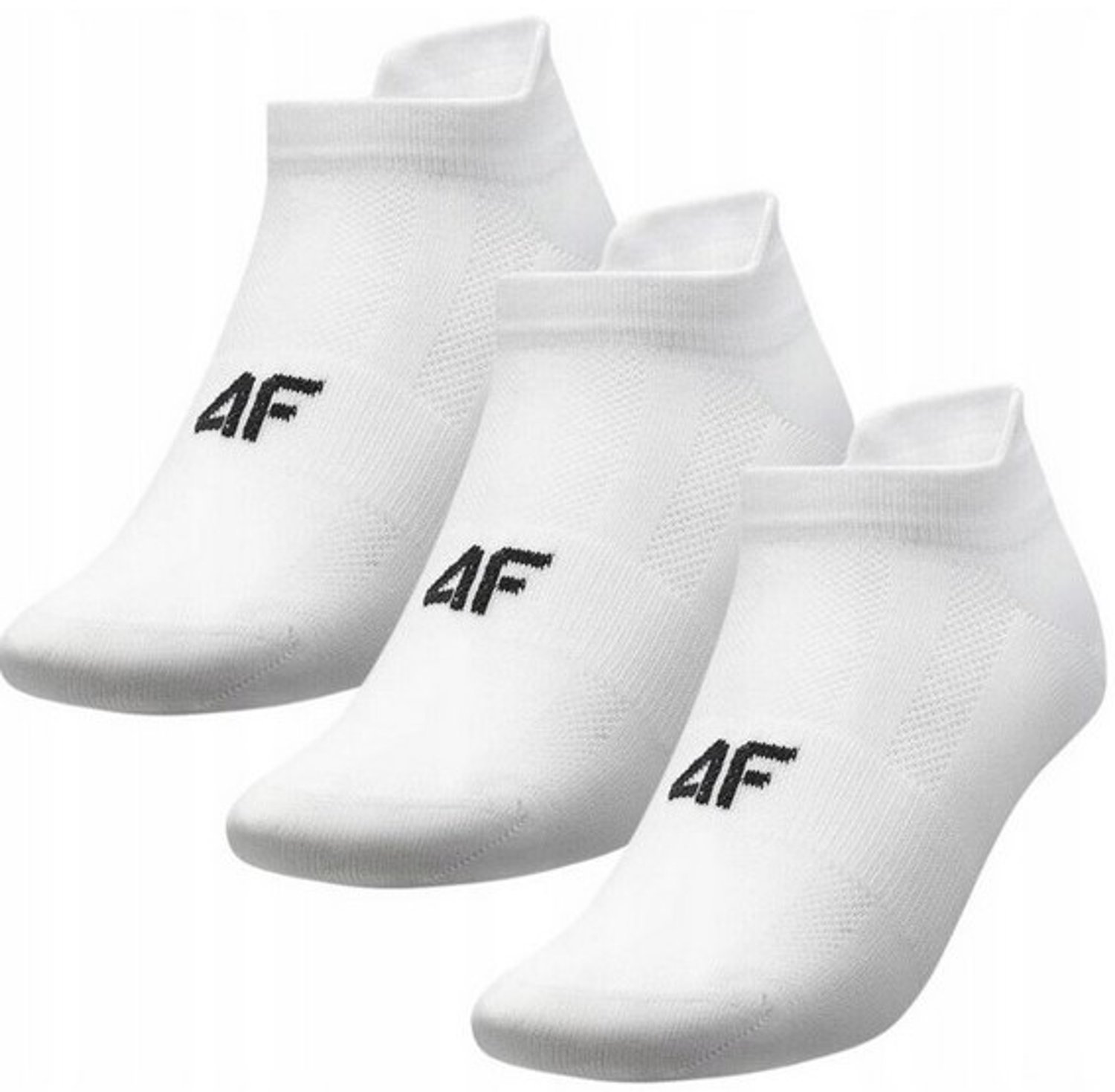 4F Heren Sportsokken Ademend 3-Pack Wit