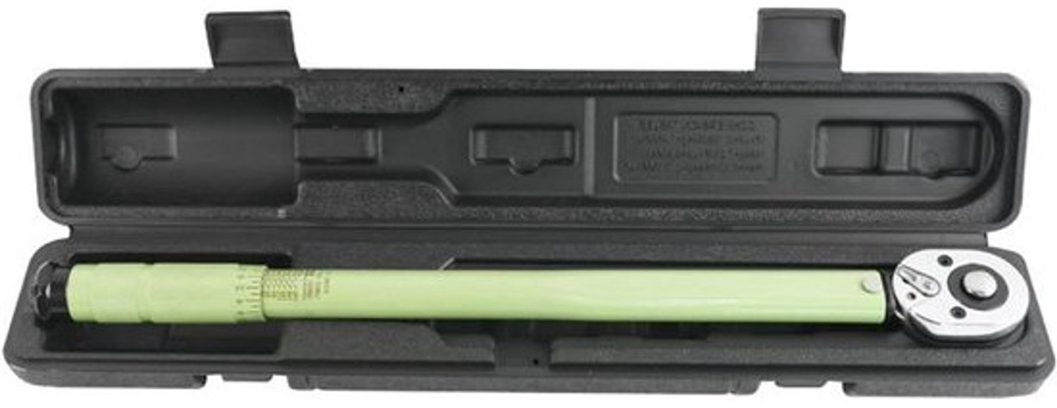 Momentsleutel - Precisiegereedschap - Voor auto-onderhoud - Dubbele schaal - 1/2 inch - Zilver