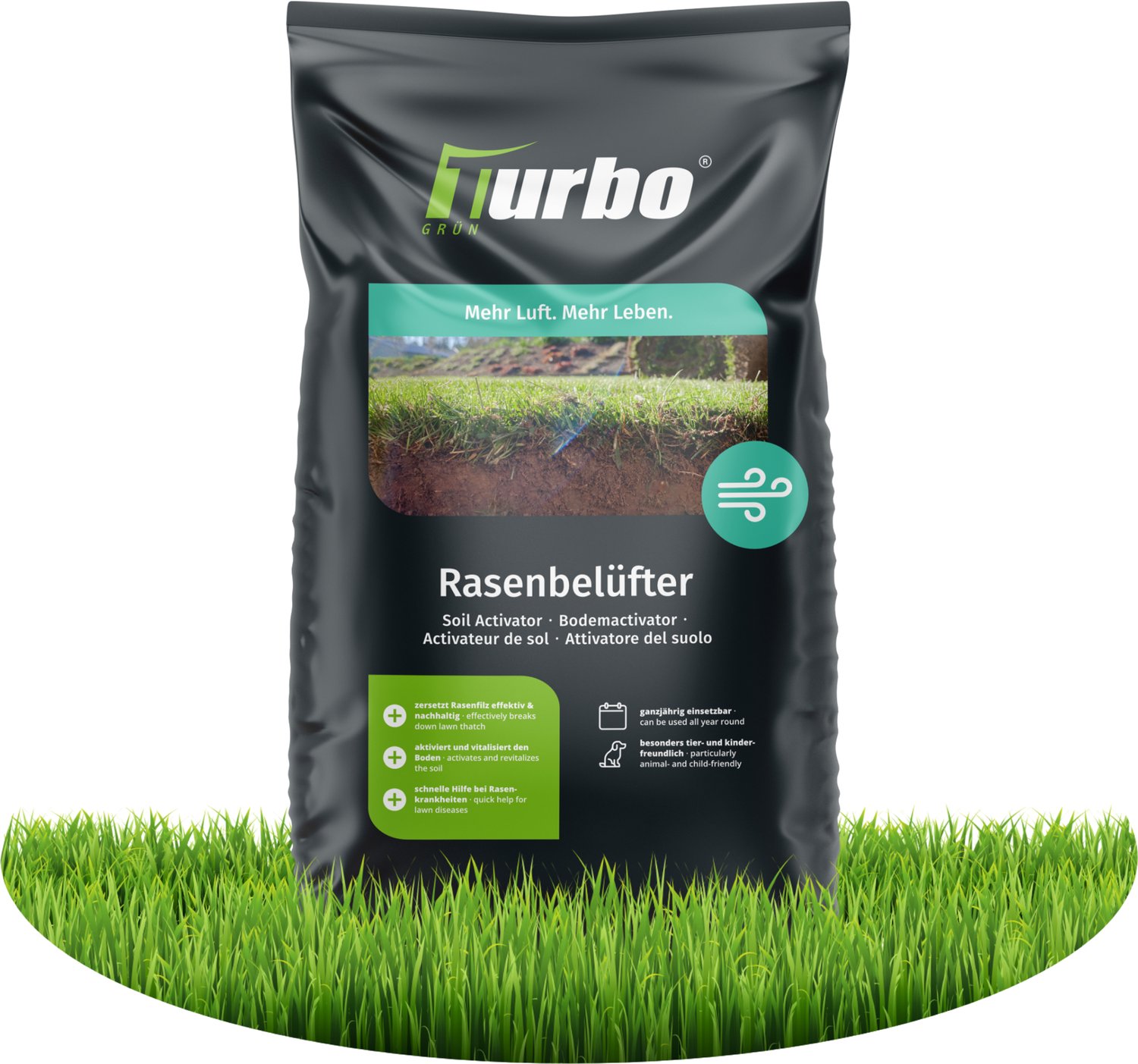 Rasenbelüfter 5kg für 150m²