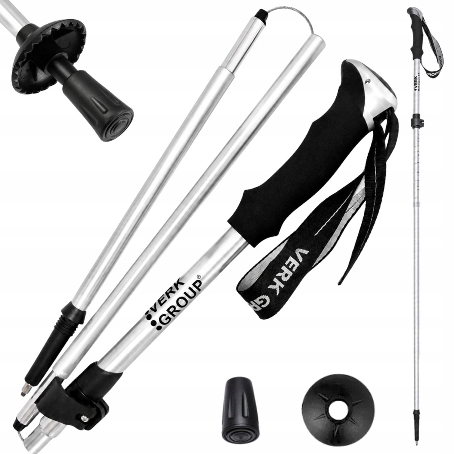 Verstelbare Trekkingstok Opvouwbaar - Lichtgewicht & Compact