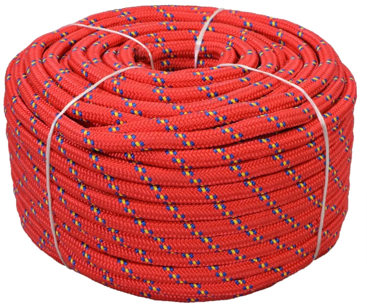Rode Polypropyleen Zeilkoord - 18mm x 50m - Drijvend