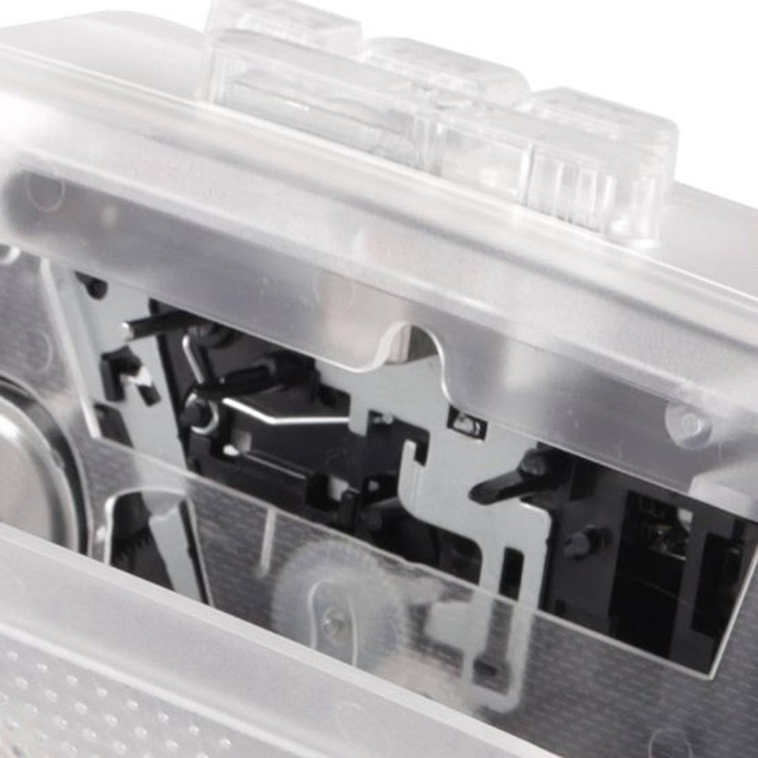 Draagbare cassettespeler - Muziekspeler met radio - Muziek luisteren - USB-cassette-naar-MP3-converter - Compact formaat - Transparant