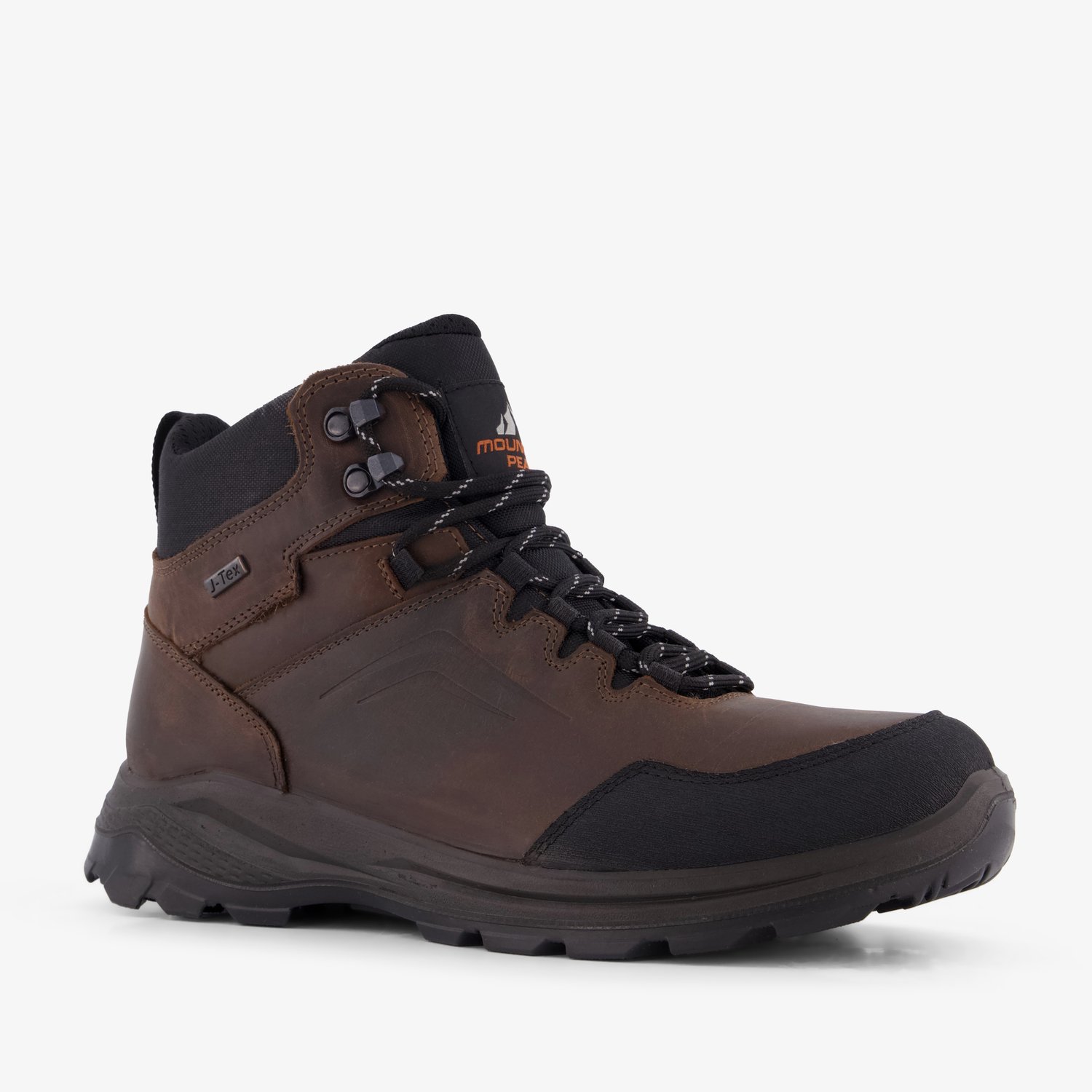 Mountain Peak hoge heren leren wandelschoenen cat. B – Uitneembare zool Bruin