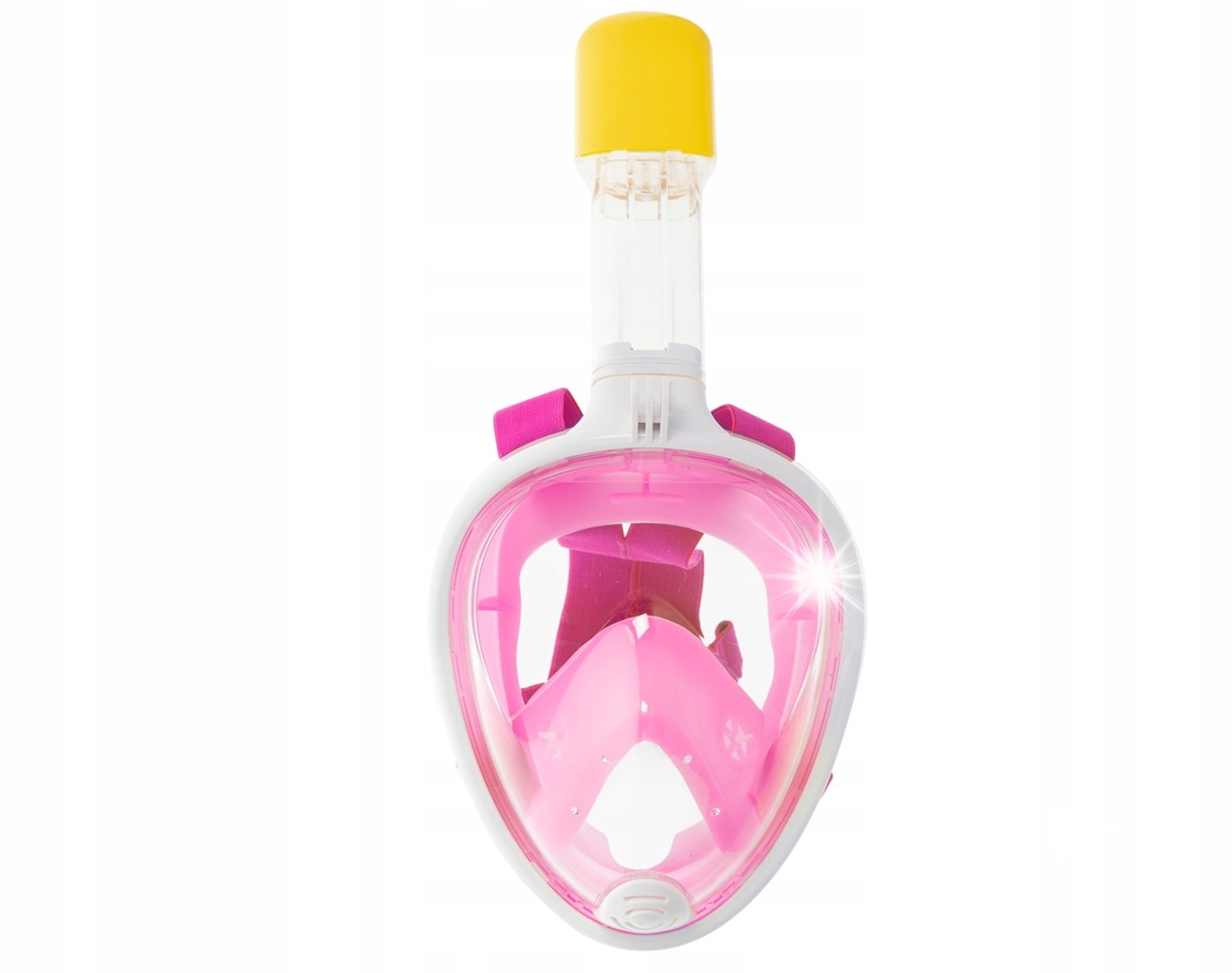 Volledig gezichtsmasker snorkel duiken S/M blauw