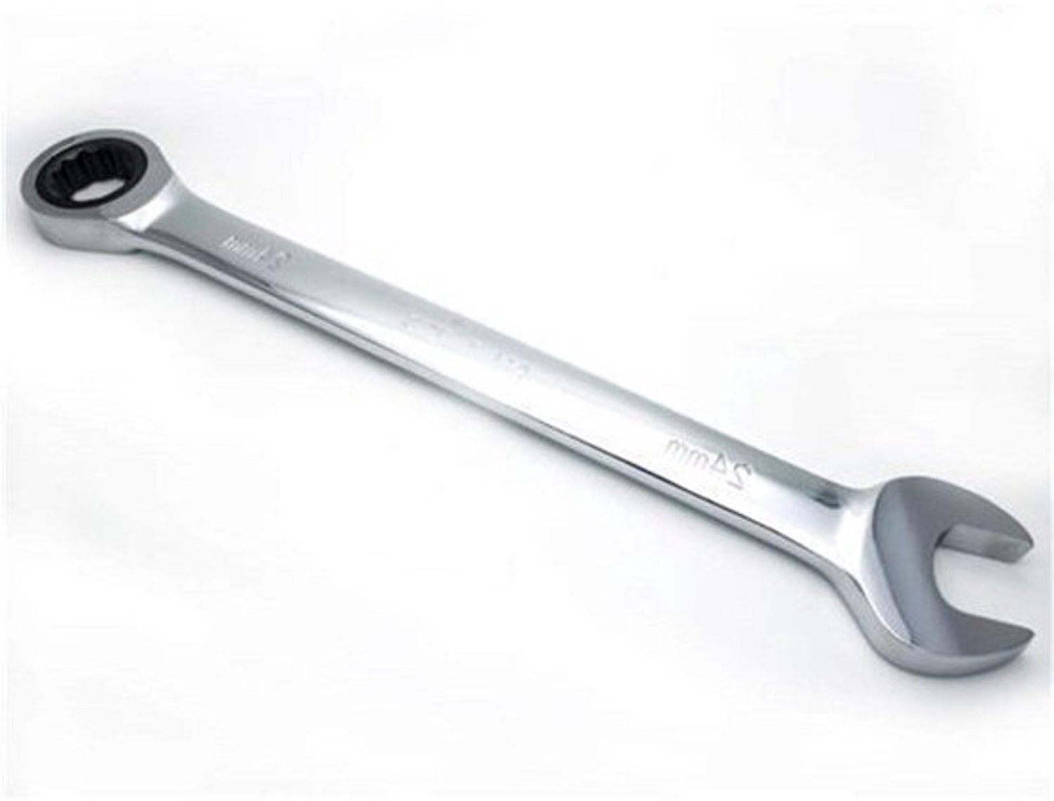 Combinatiesleutelset - Ratelsteeksleutel - Voor reparaties - Chroom-vanadiumstaal - 21 mm - Zilver
