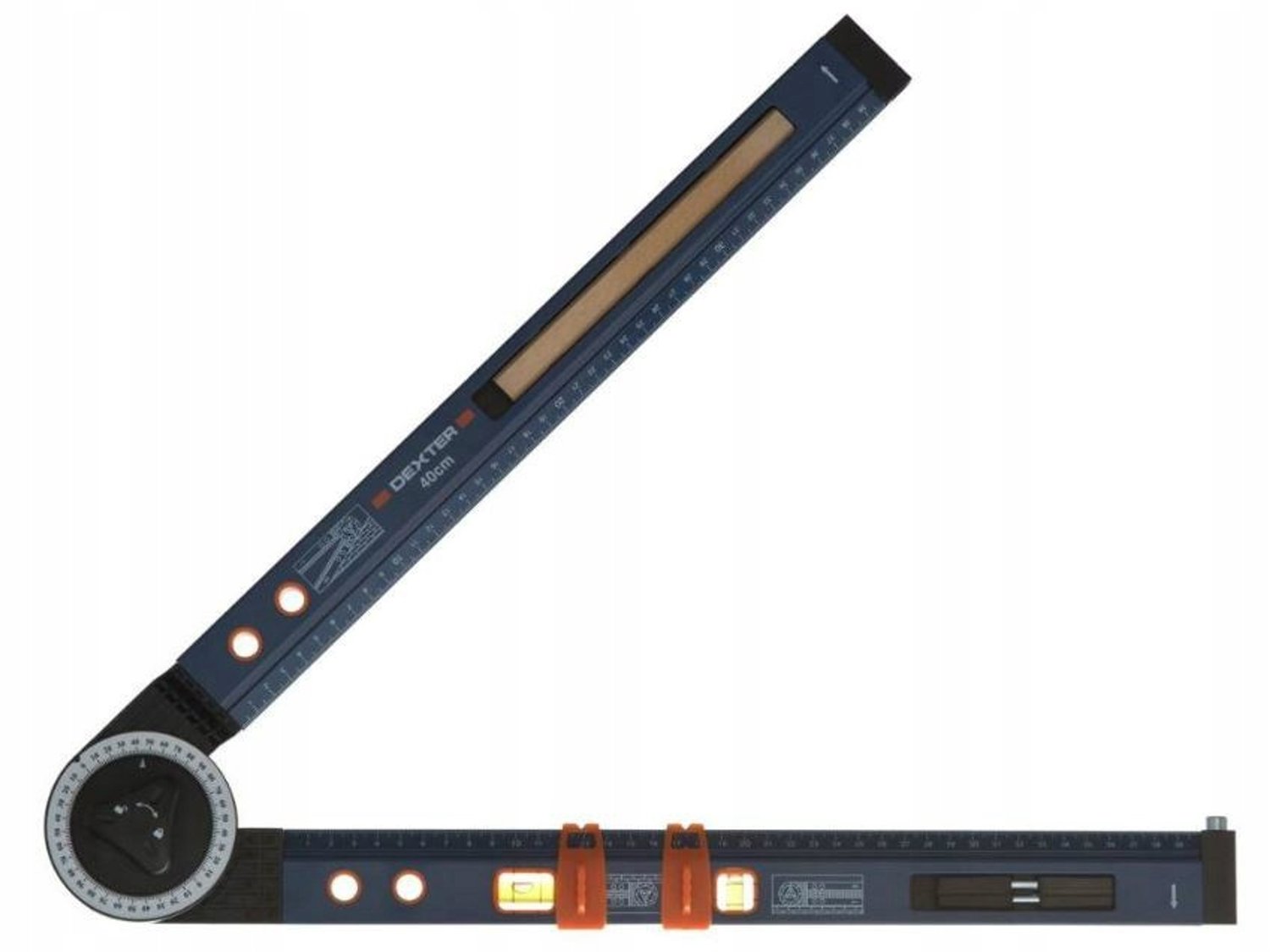 Verstelbare Hoekmeter & Tekenmal REXON - Precisie 1mm/m
