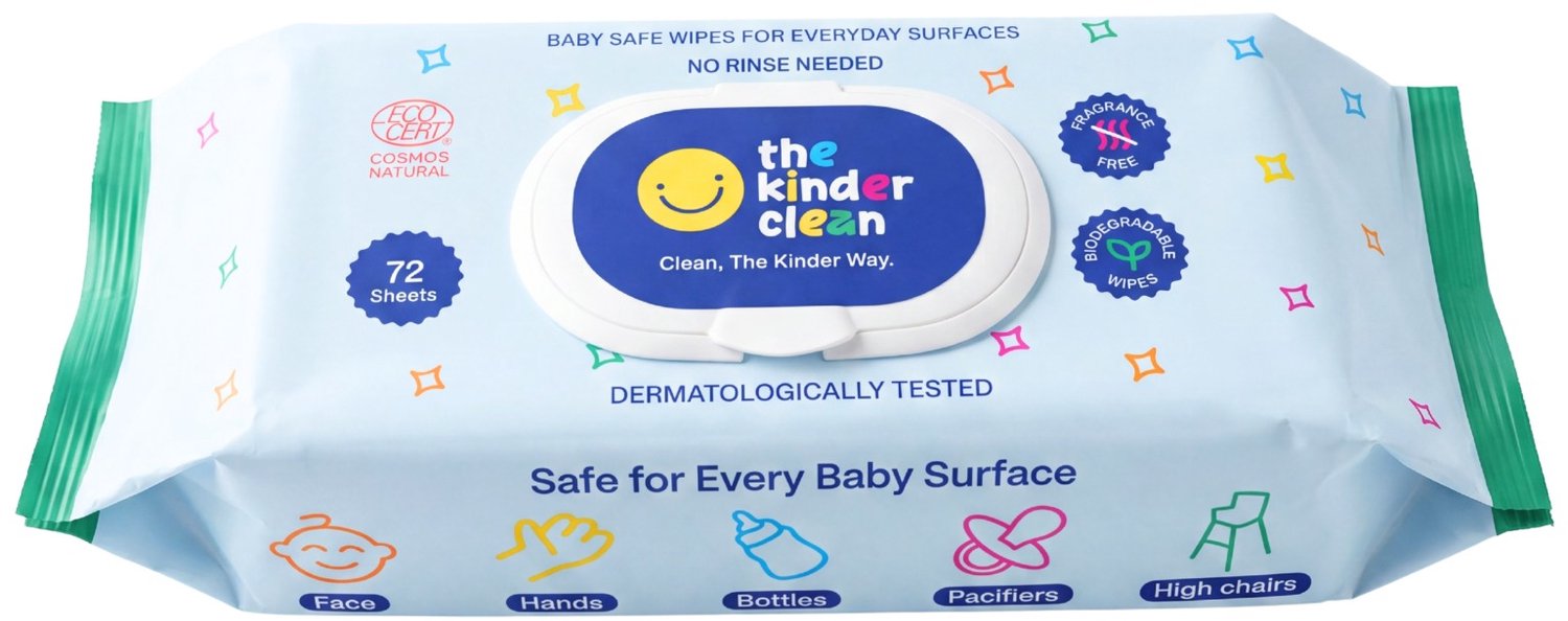 The Kinder Clean billendoekjes | 72 stuks