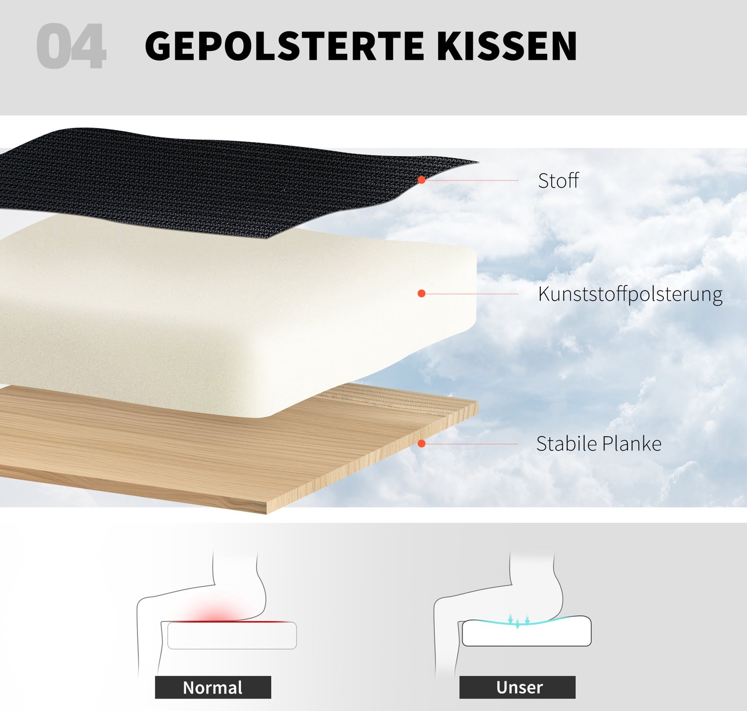 Homona Tekenstoel met lendensteun - In hoogte verstelbaar - Met klapbare armleuningen en voetensteun - 60 x 60 x 108-132 cm - Zwart