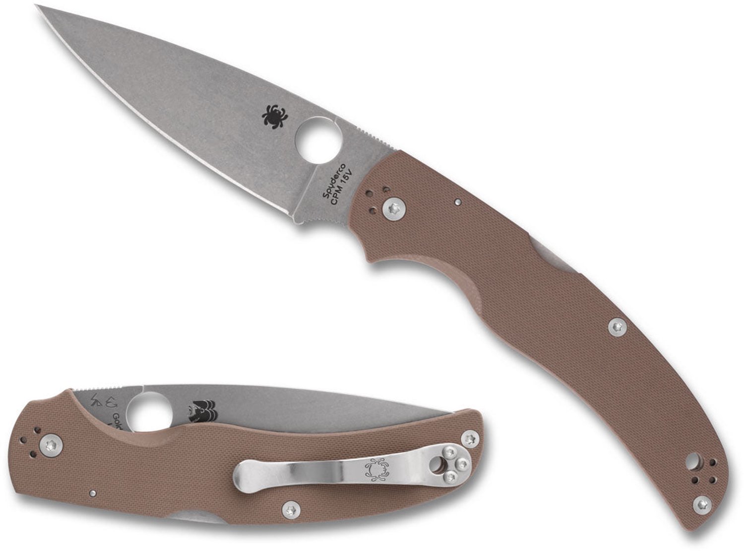 PREORDER - Spyderco Native Chief Brown G-10 CPM 15V PE