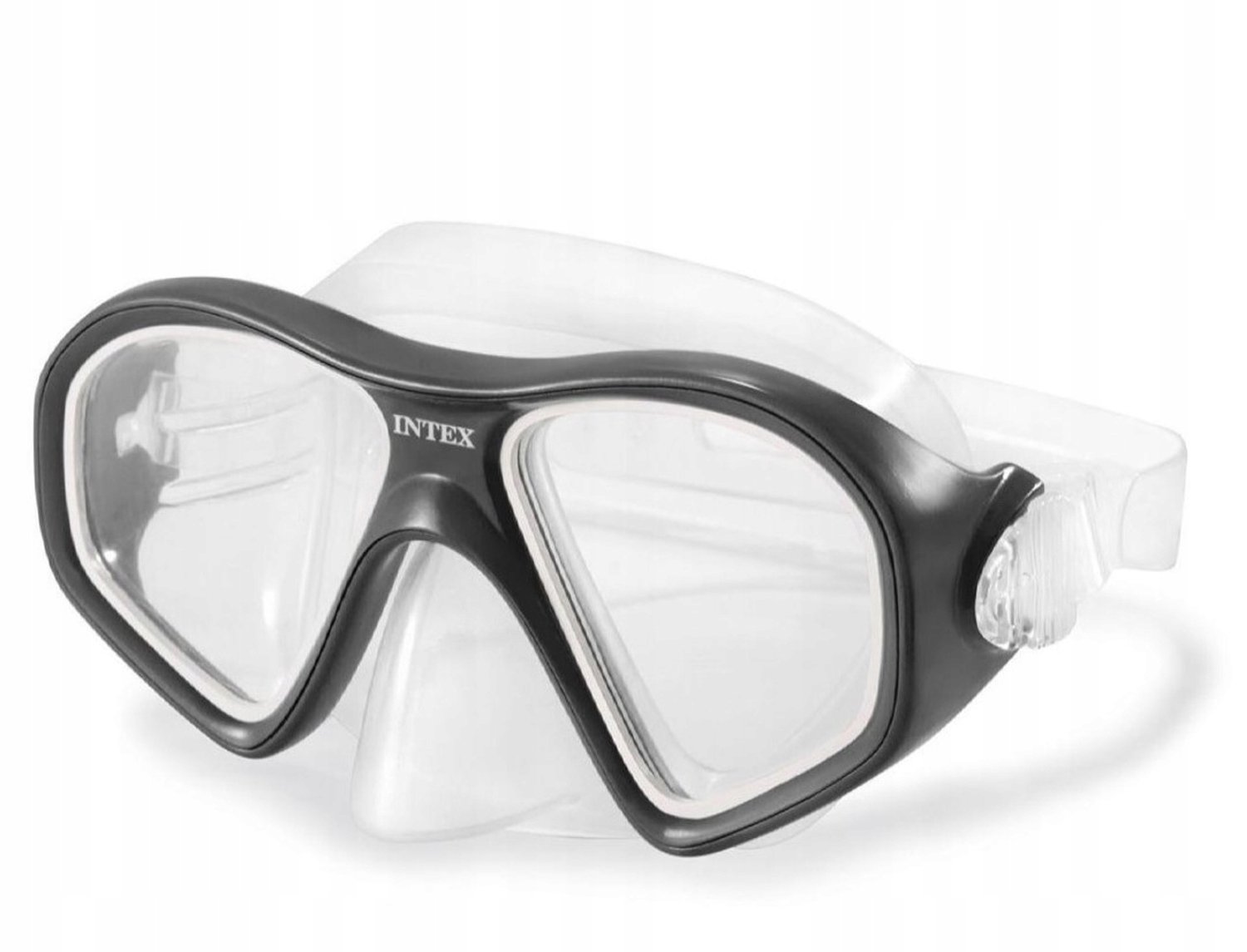 Intex Reef Rider Duikbril Zwart - Comfortabel en Latexvrij