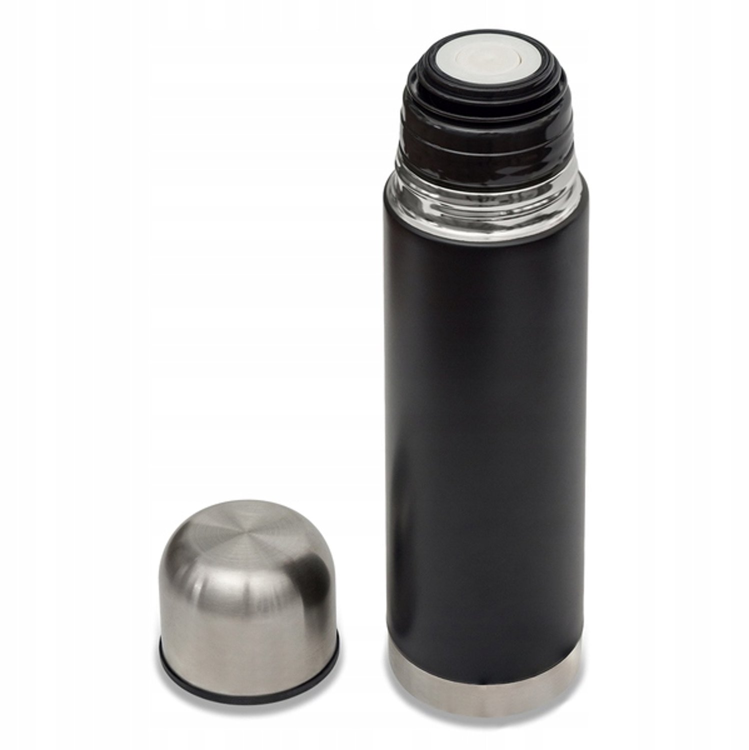 Thermos 500 ml Zwart - Houdt Drankjes Warm tot 15 Uur