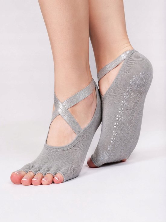 Antislip Teensokken Yoga 2-Pack - Maat 36-41 — afbeelding 3