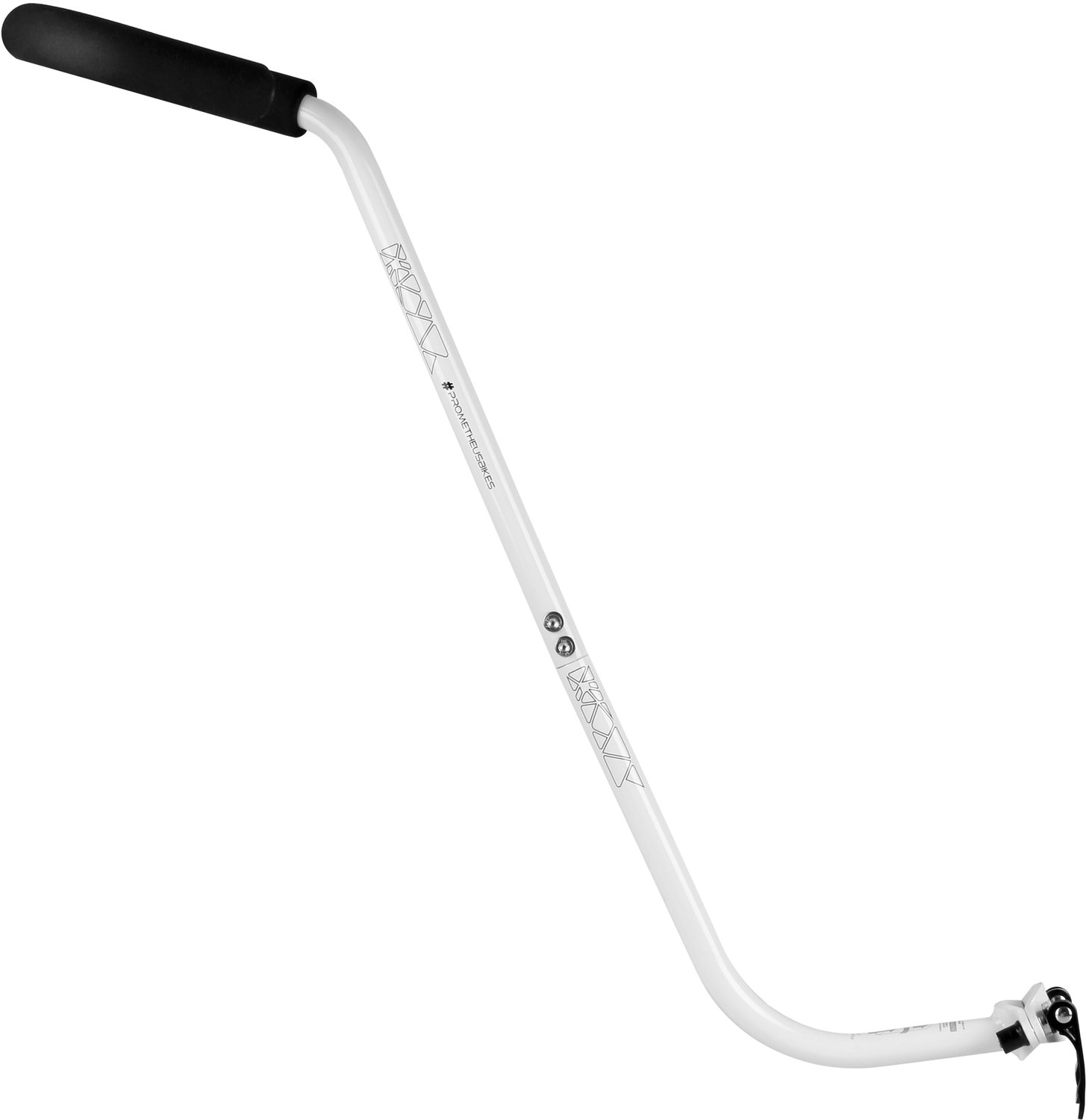 PRO Duwstang kinderfiets - Superlicht 450 g - Alu 10-20 inch - Wit