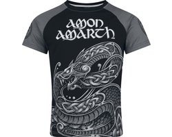 Amon Amarth EMP Signature Collection Heren T-shirt - zwart/grijs - M
