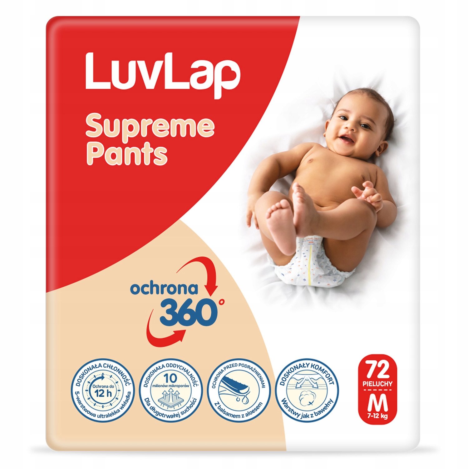 LuvLap luierbroekjes maat 4 | 72 stuks
