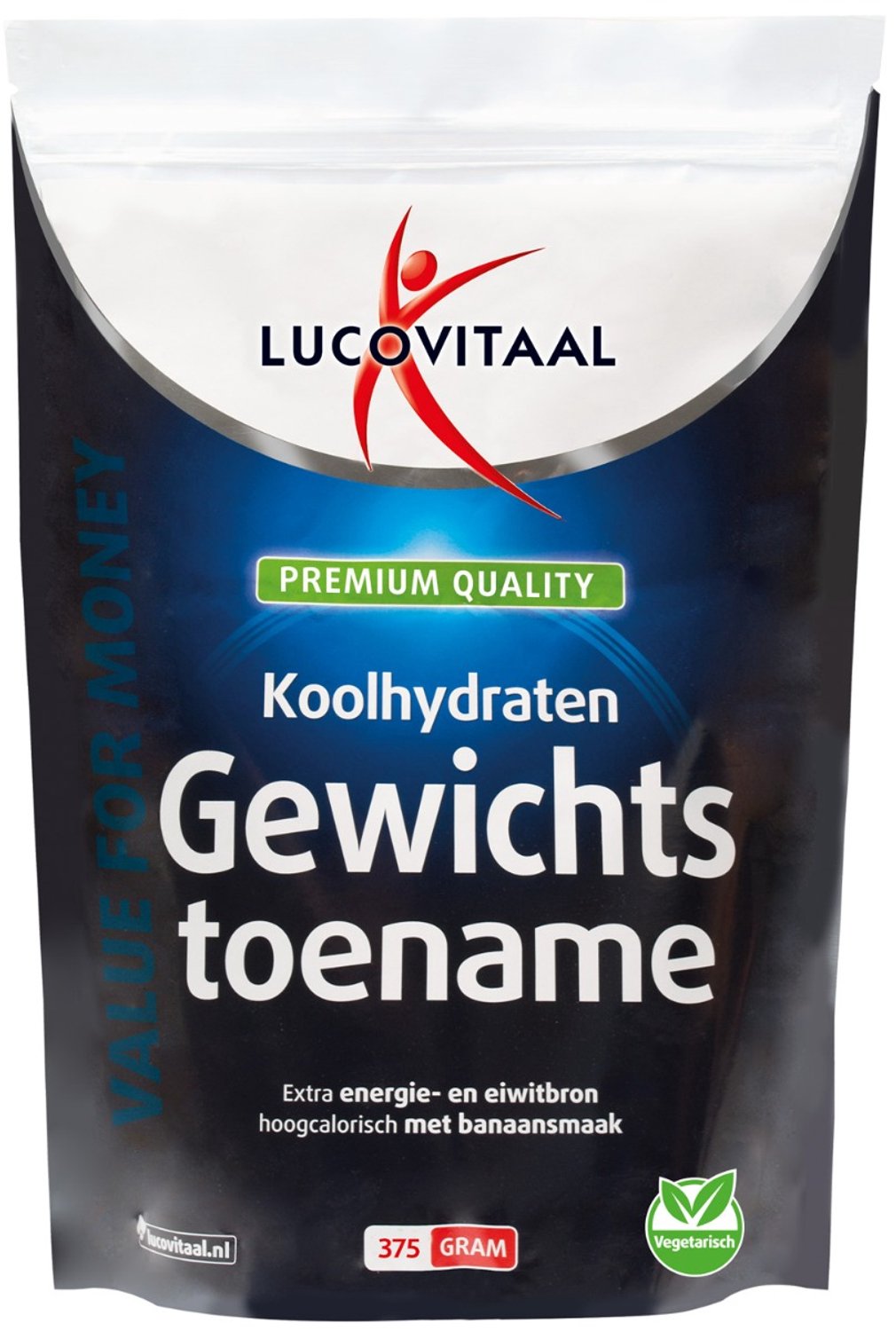 Bol.com Lucovitaal Koolhydraten Gewichtstoename poeder 375 gram aanbieding