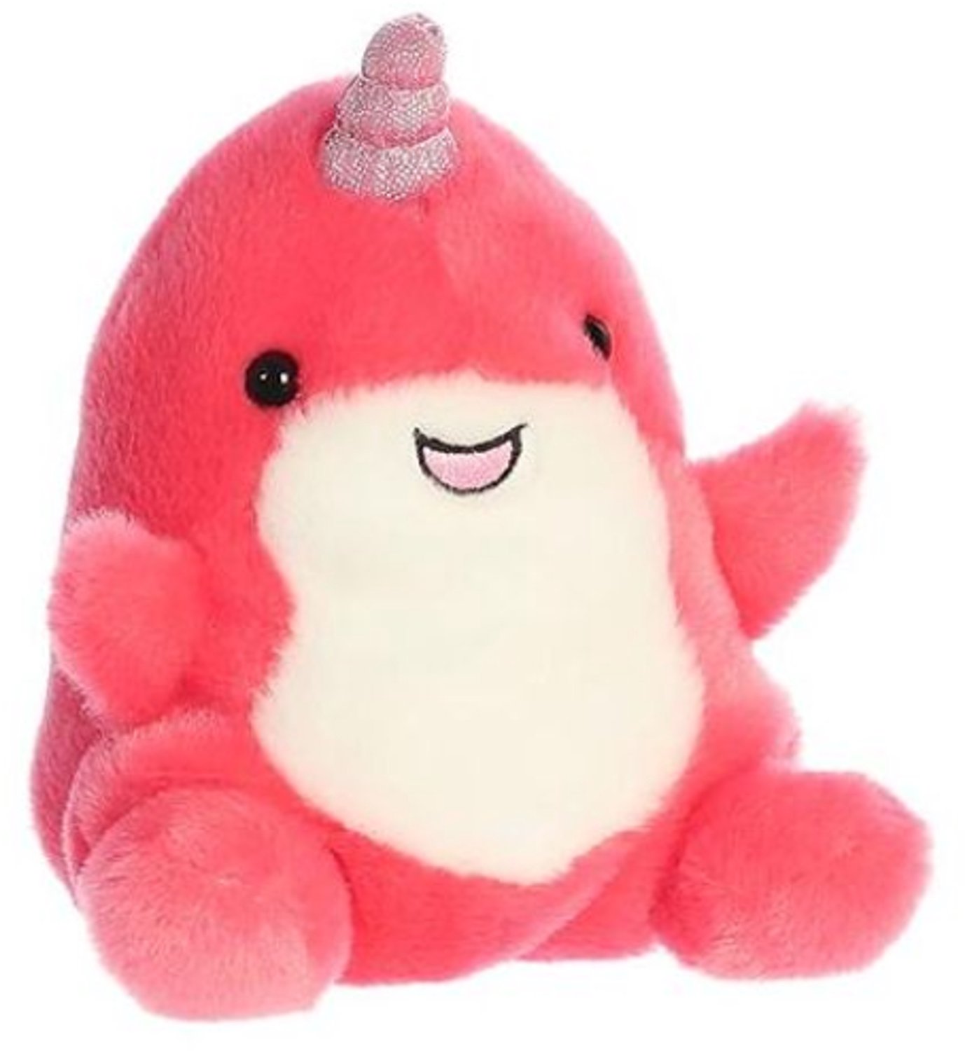 Palm Pals Narwal Pluche Knuffel 15 cm