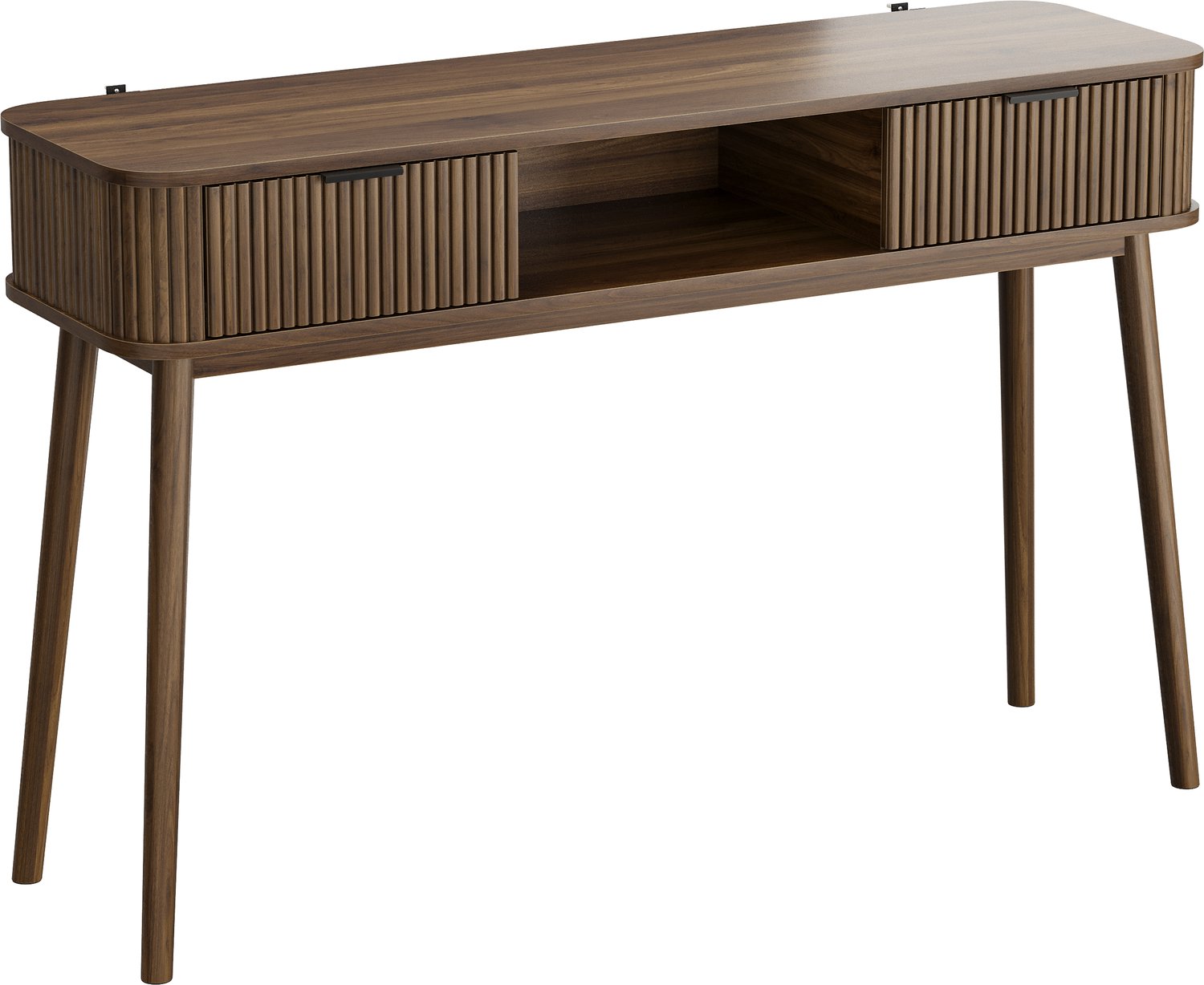 Bureau Walnoot - Modern Design - Premium Bureau voor Woonkamer en Slaapkamer - Duurzaam en Stijlvol