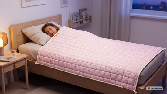 Verzwaringsdeken Kind 3 kg – Zwaartedeken 100x150 cm – Met Hoes – Beren