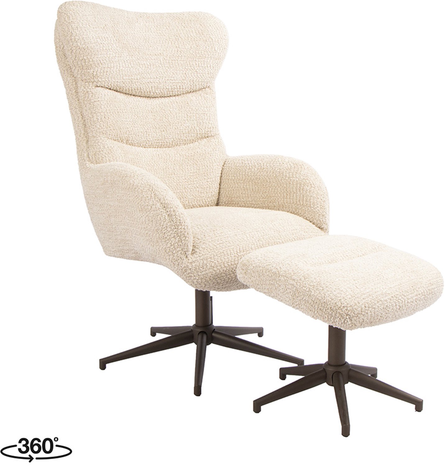 LABEL51 Cute Fauteuil - Naturel - Sweet - One Size