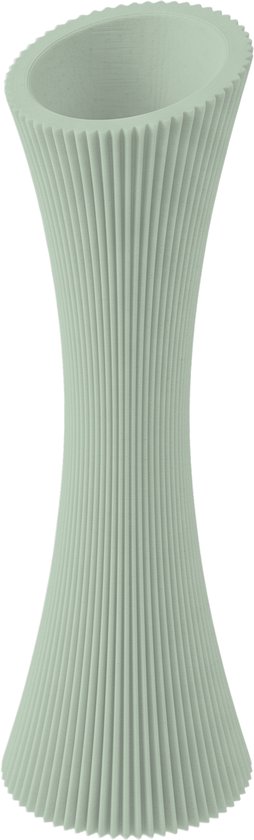 Layvo Talin Vaas - Salie - 20 cm - droogbloemen vaas - moderne vaas - gerecycled plastic