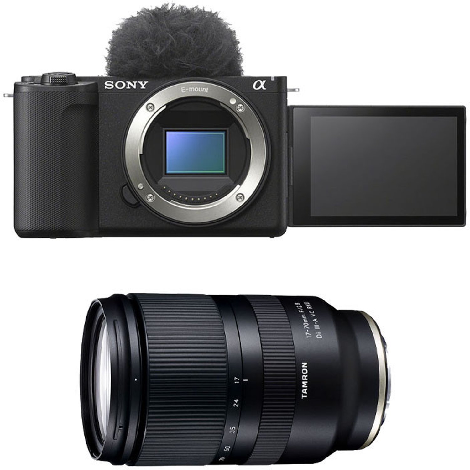 SONY ALPHA ZV-E10 II SCHWARZ + TAMRON 17-70