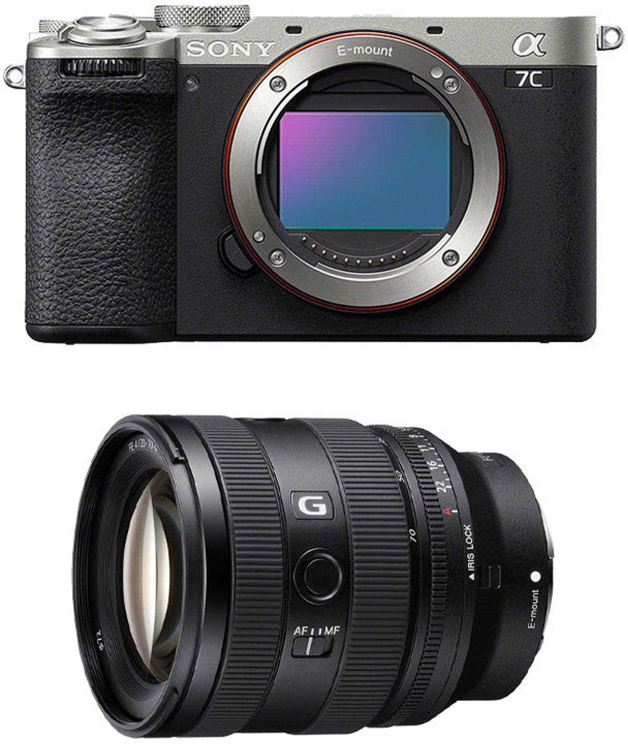 SONY ALPHA 7C II Silber + FE 20-70 f/4
