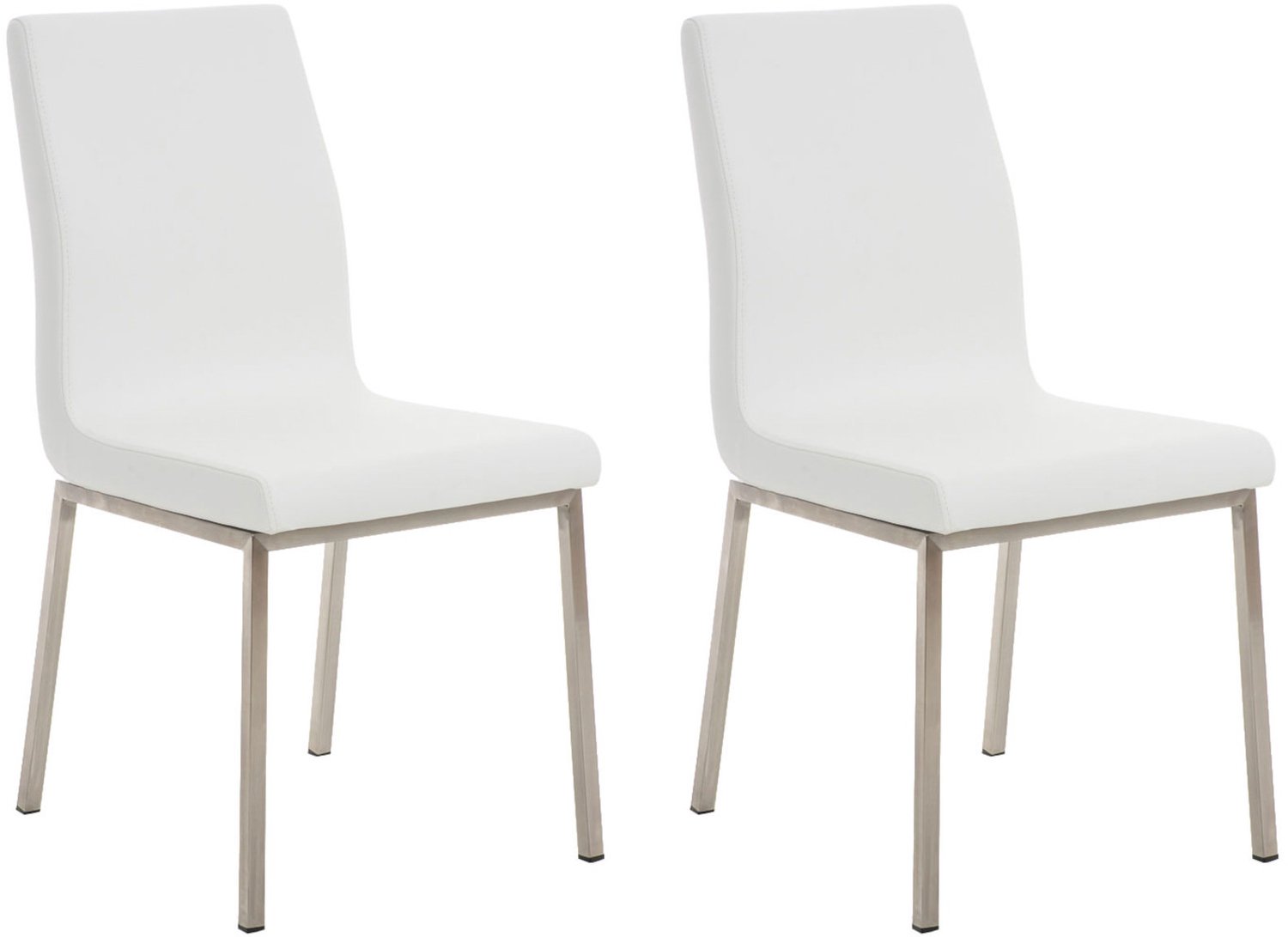 Luxe Comfort Verona 0080 eetkamerstoelen (set van 2) - wit