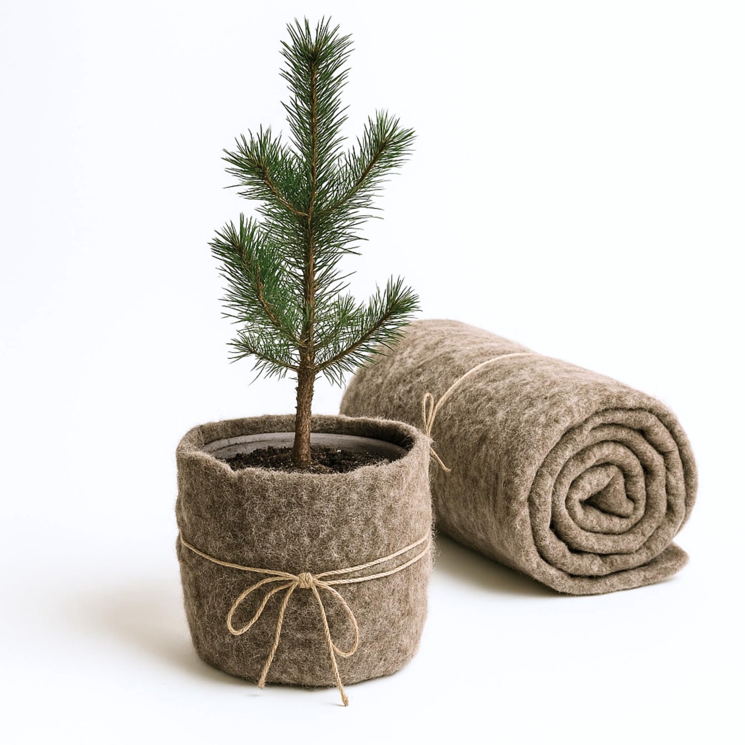 Famanu - Schapenwolmatte - Bescherming van planten tegen kou - Natuurlijk materiaal - 1 stuk
