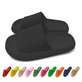 Lucovitaal Orthopedische Zomer Badslippers (Zwart) Maat 39-40