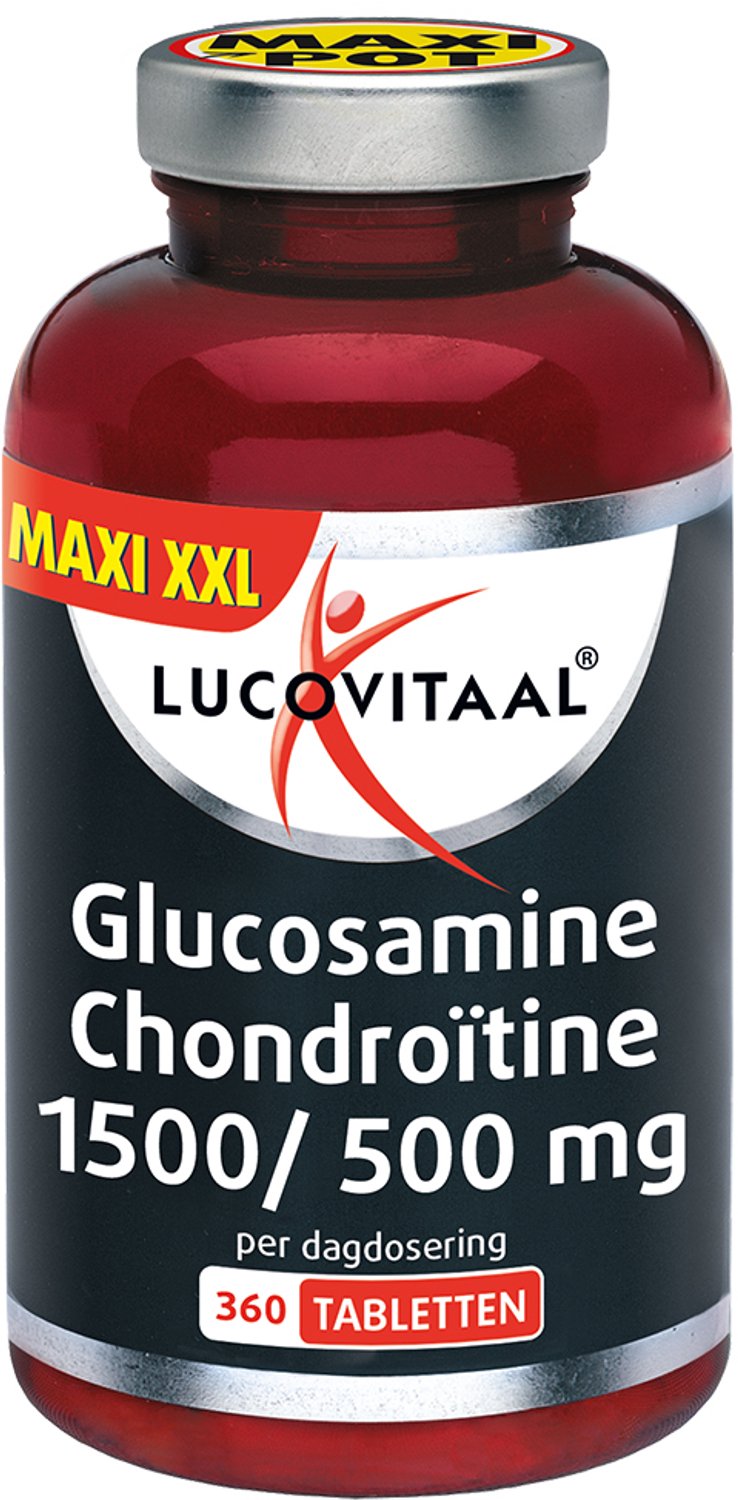 Bol.com Lucovitaal Glucosamine Chondroïtine 360 tabletten MAXI XXL aanbieding