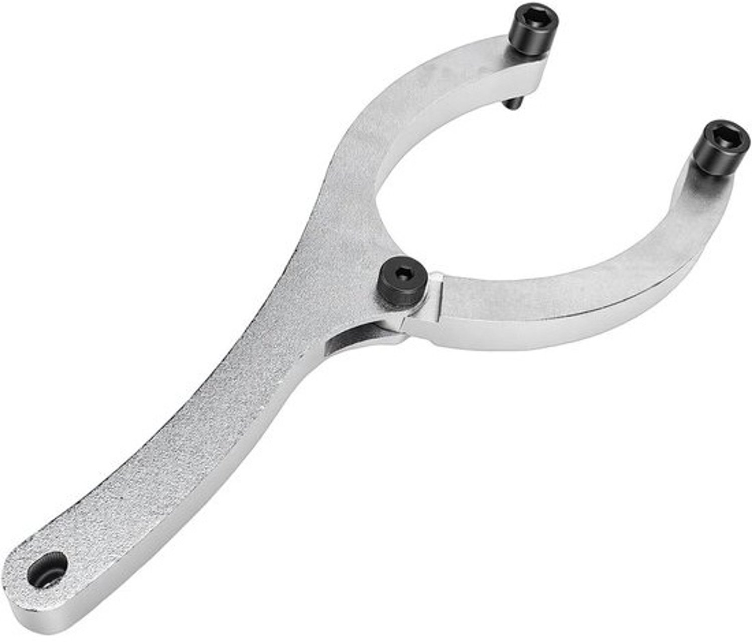 Hydraulische cilindersleutel - Draaiende moersleutel - Voor hydrauliekonderhoud - Verstelbaar - Met pennen - 11 inch - Zwart
