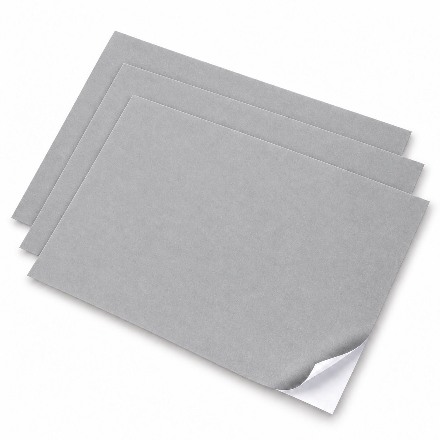 Consumerce® Zelfklevend Nylon Reparatiedoek - 20 x 15 cm - Lichtgrijs - 3 Stuks - Reparatie Patches voor Kleding - Reparatiepatch voor Donsjas, Regenjas en Tent - Textiel Reparatiestof - Plakkers Zonder Naaien - Repair Stickers